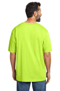 Carhartt  Workwear Pocket Short Sleeve T-Shirt - Brite Lime Back