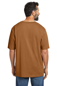 Carhartt  Workwear Pocket Short Sleeve T-Shirt - Carhartt Brown Back