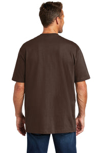 Carhartt  Workwear Pocket Short Sleeve T-Shirt - Dark Brown Back