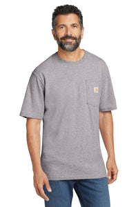 Carhartt  Tall Workwear Pocket Short Sleeve T-Shirt - Heather Grey