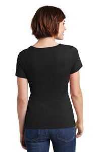 District Women's Perfect Weight Scoop Tee - Jet Black Back