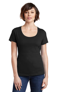District Women's Perfect Weight Scoop Tee - Jet Black