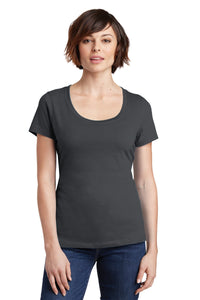District Women's Perfect Weight Scoop Tee - Charcoal
