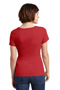District Women's Perfect Weight Scoop Tee - Classic Red Back