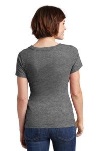District Women's Perfect Weight Scoop Tee - Heathered Nickel Back
