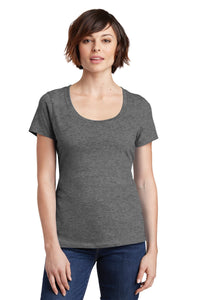 District Women's Perfect Weight Scoop Tee - Heathered Nickel