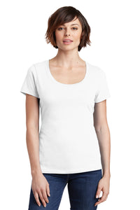 District Women's Perfect Weight Scoop Tee - Bright White
