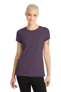 District  Women's Perfect Blend CVC Tee - Heathered Eggplant