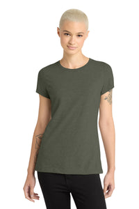 District  Women's Perfect Blend CVC Tee - Heathered Olive