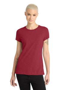 District  Women's Perfect Blend CVC Tee - Heathered Red