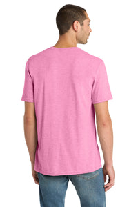 District Perfect Blend CVC Tee - Awareness Pink Heather Back