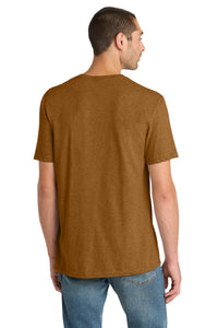 District Perfect Blend CVC Tee - Duck Brown Heather Back