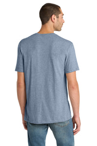 District Perfect Blend CVC Tee - Flint Blue Heather Back