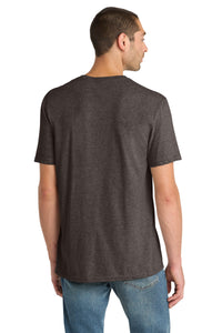 District Perfect Blend CVC Tee - Heathered Brown Back