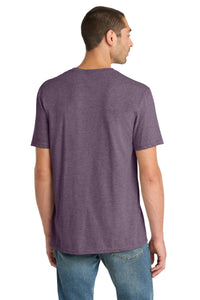 District Perfect Blend CVC Tee - Heathered Eggplant Back