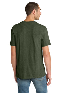 District Perfect Blend CVC Tee - Heathered Forest Green Back