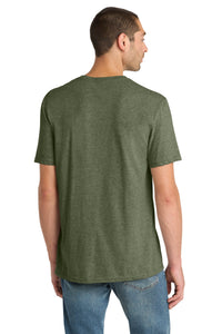 District Perfect Blend CVC Tee - Heathered Olive Back