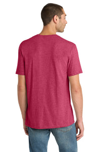 District Perfect Blend CVC Tee - Heathered Red Back