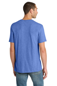 District Perfect Blend CVC Tee - Heathered Royal Back
