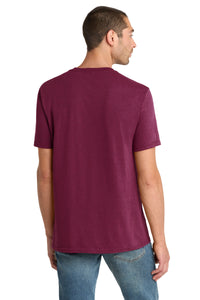 District Perfect Blend CVC Tee - Raspberry Fleck Back