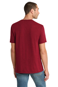 District Perfect Blend CVC Tee - Red Fleck Back