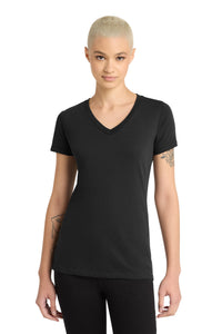 District Women's Perfect Blend CVC V-Neck Tee - Black
