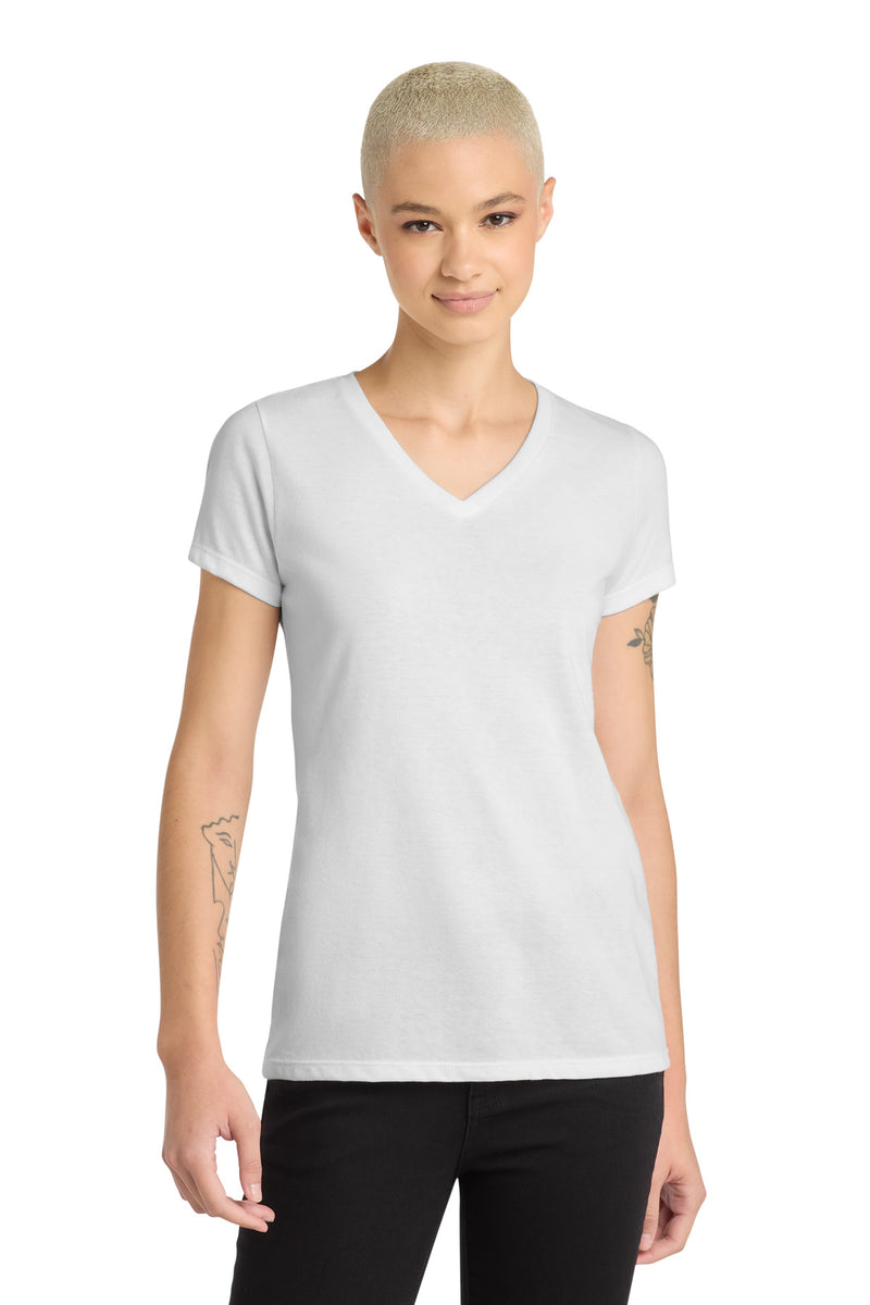 District Women's Perfect Blend CVC V-Neck Tee