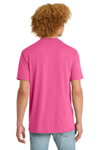 District   Perfect Tri   DTG Tee DM130DTG - Fuchsia Frost Back