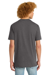 District   Perfect Tri   DTG Tee DM130DTG - Heathered Charcoal Back