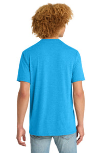 District   Perfect Tri   DTG Tee DM130DTG - Turquoise Frost Back