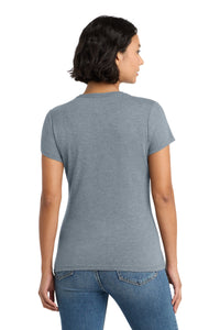 District  Women's Perfect Tri Tee - Flint Blue Heather Back