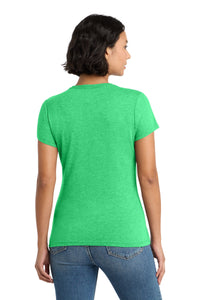 District  Women's Perfect Tri Tee - Green Frost Back