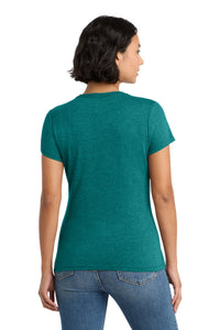 District  Women's Perfect Tri Tee - Heathered Teal Back
