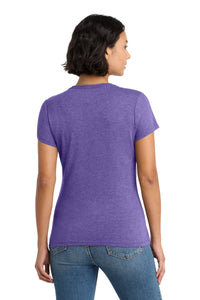 District  Women's Perfect Tri Tee - Purple Frost Back