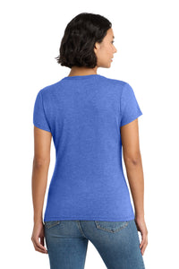 District  Women's Perfect Tri Tee - Royal Frost Back