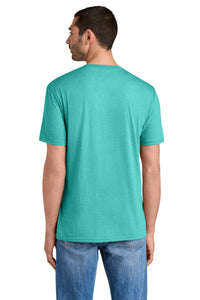 District  Perfect TriTee - Aqua Heather Back