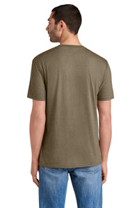 District  Perfect TriTee - Coyote Brown Heather Back