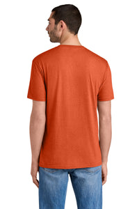 District  Perfect TriTee - Deep Orange Heather Back
