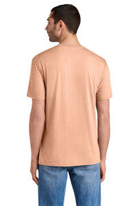 District  Perfect TriTee - Heathered Dusty Peach Back