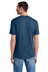 District  Perfect TriTee - Heathered Neptune Blue Back
