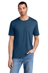 District  Perfect TriTee - Heathered Neptune Blue