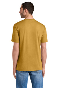 District  Perfect TriTee - Ochre Yellow Heather Back