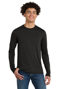 District Perfect Tri Long Sleeve Tee - Black Frost
