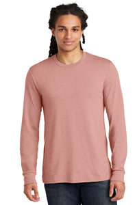 District Perfect Tri Long Sleeve Tee - Blush Frost