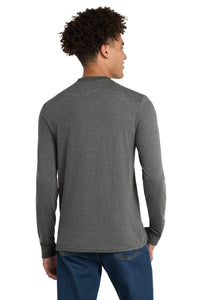 District Perfect Tri Long Sleeve Tee - Grey Frost Back