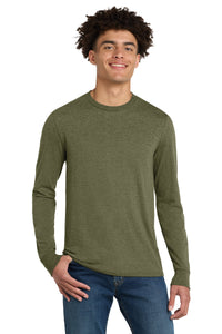 District Perfect Tri Long Sleeve Tee - Military Green Frost