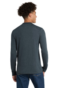 District Perfect Tri Long Sleeve Tee - Navy Frost Back