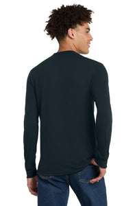 District Perfect Tri Long Sleeve Tee - New Navy Back