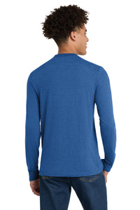 District Perfect Tri Long Sleeve Tee - Royal Frost Back