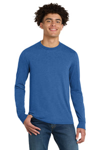 District Perfect Tri Long Sleeve Tee - Royal Frost